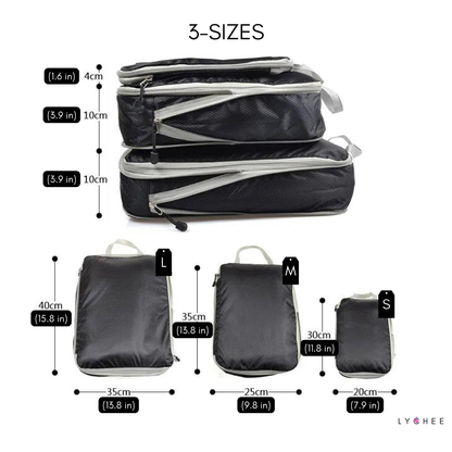 Lychee™ 3-Piece Packing Cubes